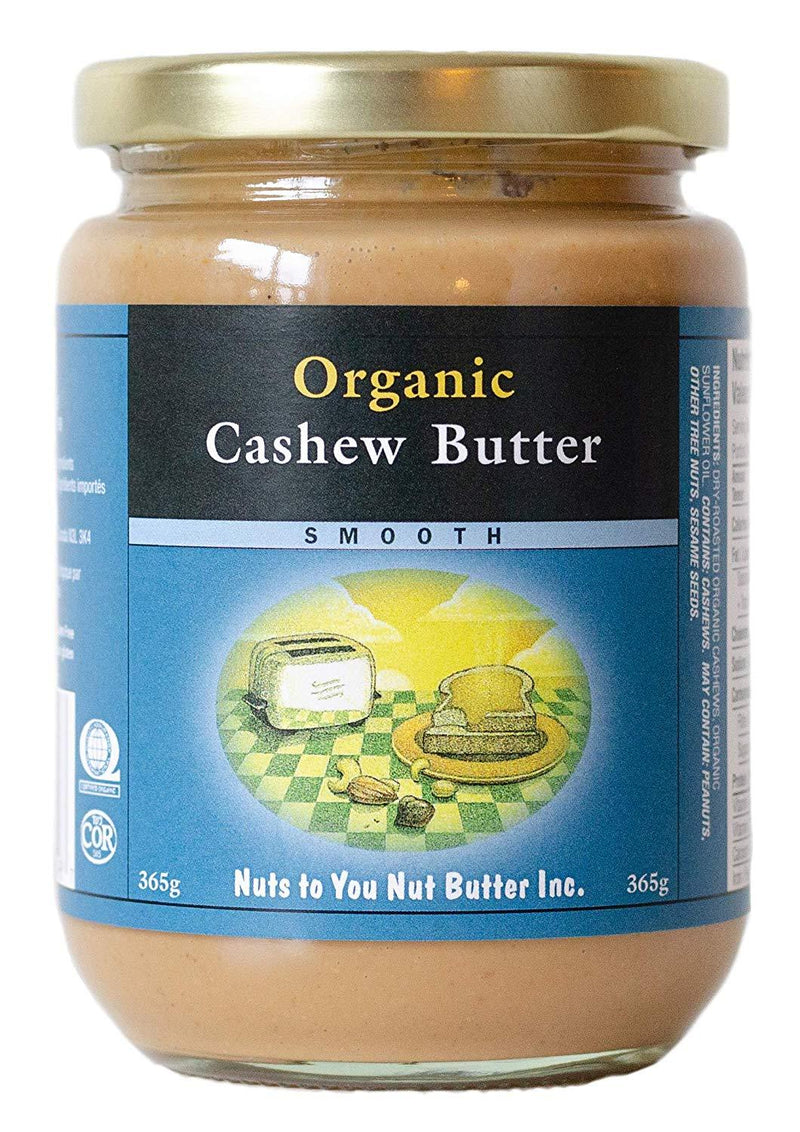 Nuts to You Nut Organic Cashew Butter - Smooth 365 g Image 1