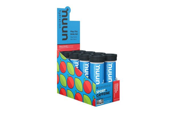 Nuun Hydration SPORT + Caffeine 10 Tablets - Cherry Limeade Tubes Image 1