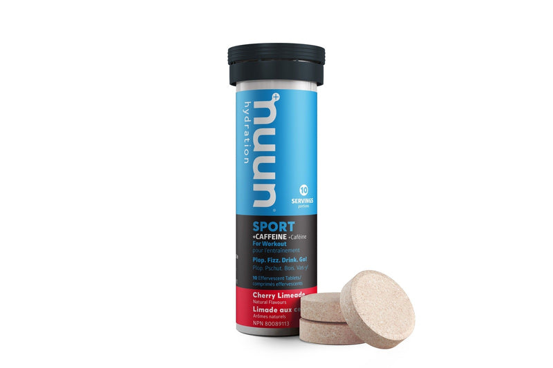Nuun Hydration SPORT + Caffeine 10 Tablets - Cherry Limeade Tubes Image 2