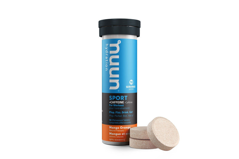 Nuun Hydration SPORT + Caffeine 10 Tablets - Mango Orange Tubes Image 5