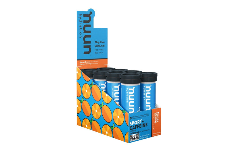 Nuun Hydration SPORT + Caffeine 10 Tablets - Mango Orange Tubes Image 2
