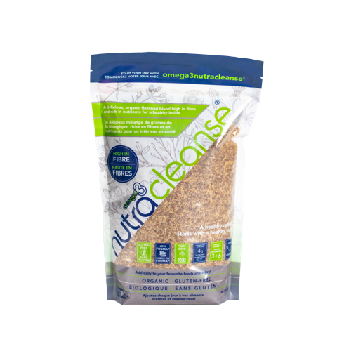 Omega 3 NutraCleanse Organic Flaxseed Fiber Supplements