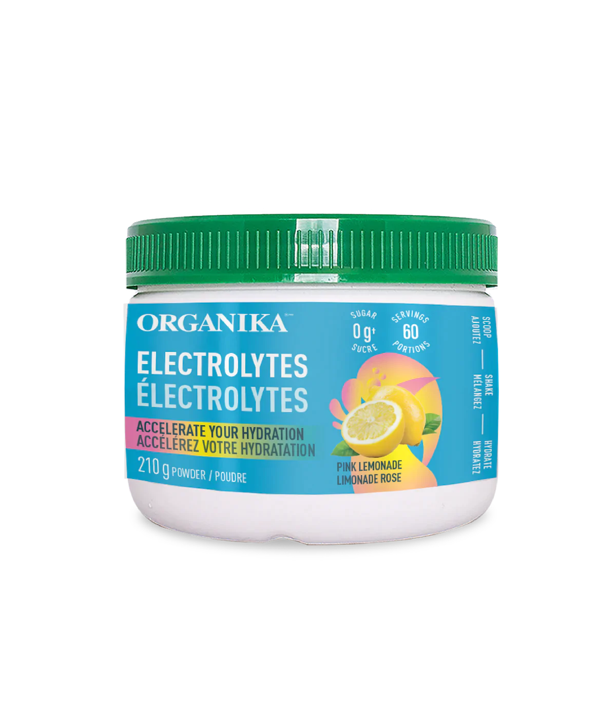 Buy Organika Electrolytes Pink Lemonade (210 g) for 39.99 CAD Vitasave