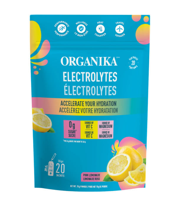 Organika Electrolytes 3.5 g - Pink Lemonade (20 Sachets)