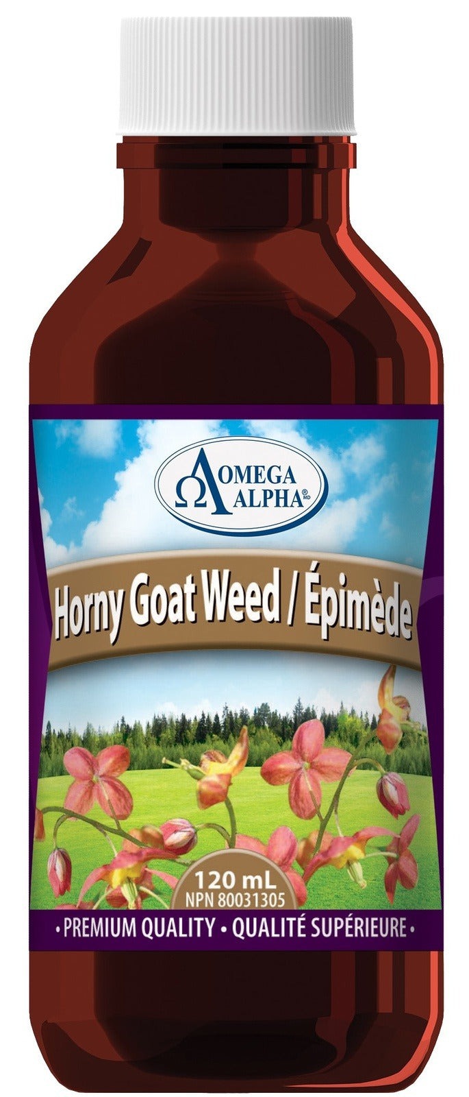 Omega Alpha Horny Goat Weed 120 mL Image 1