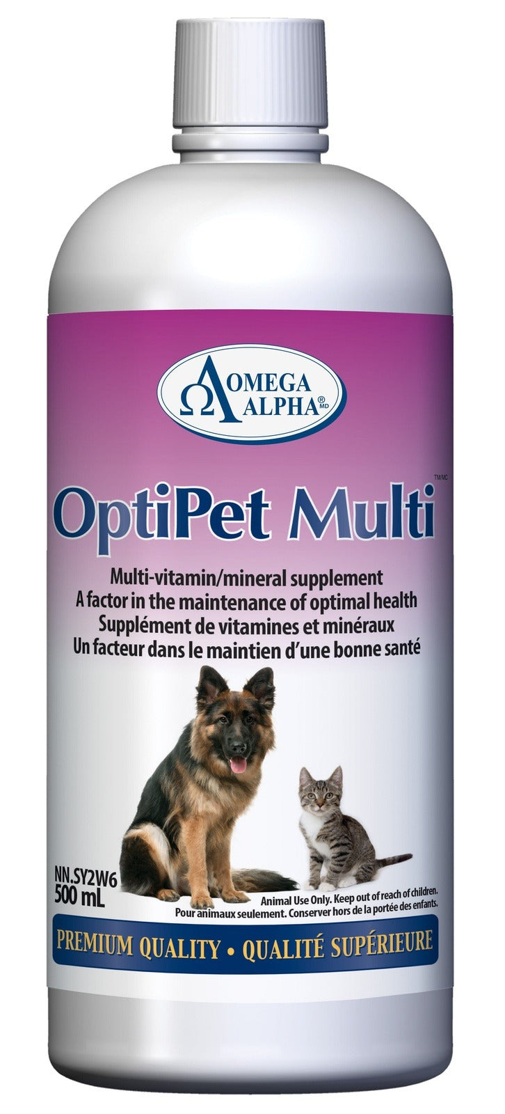 Omega Alpha OptiPet Multi Animal Use Only 500 mL Image 2