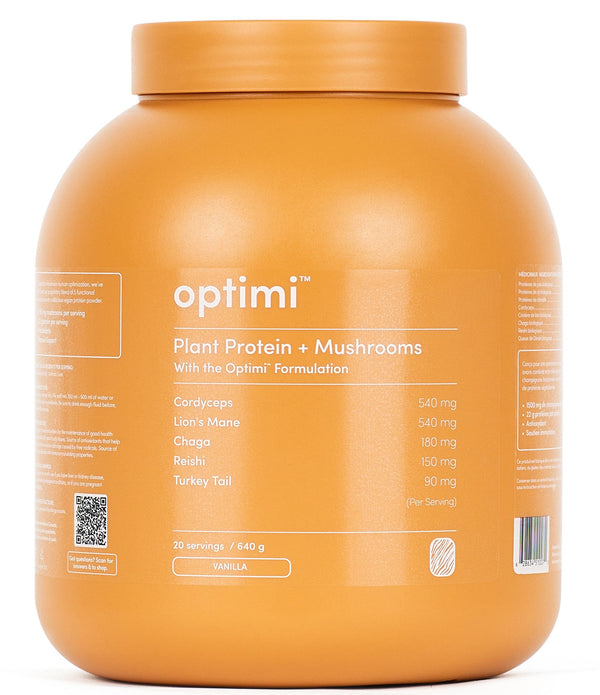 Optimi Plant Protein + Mushrooms - Vanilla Image 1