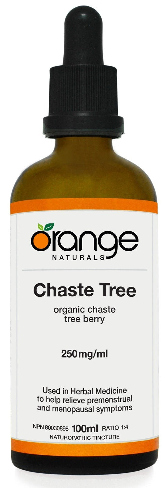 Orange Naturals Chaste Tree 250 mg/mL 100 mL Image 1