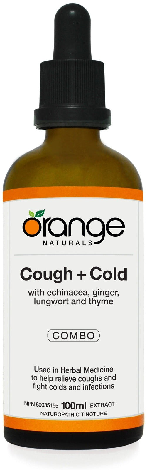 Orange Naturals Cough+Cold Combo Tincture 100 mL Image 1