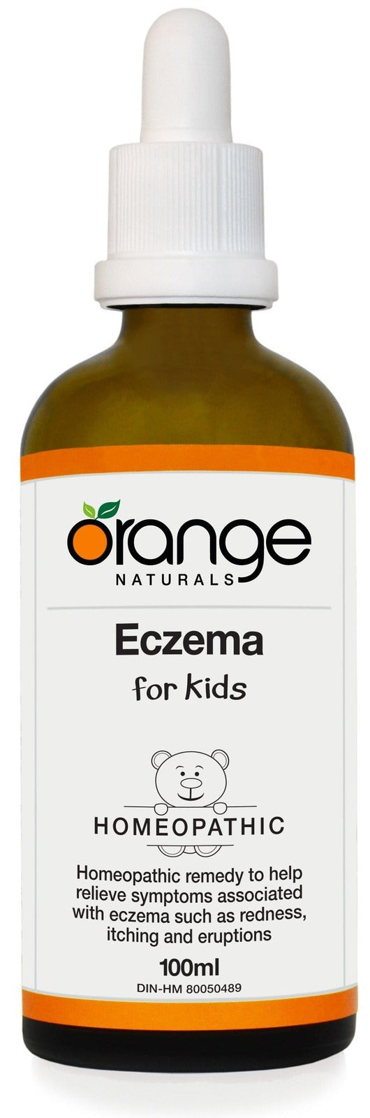 Orange Naturals Homeopathic Eczema for Kids 100 mL Image 1