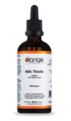 Orange Naturals Milk Thistle 500 mg/mL 100 mL Image 1