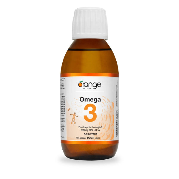 Orange Naturals Omega 3 - Goji Citrus 150 mL Image 1