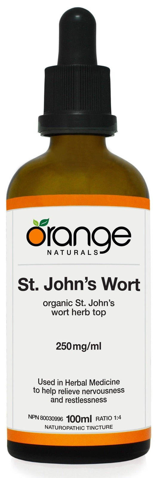 Orange Naturals St. John's Wort 250 mg/mL 100 mL Image 1