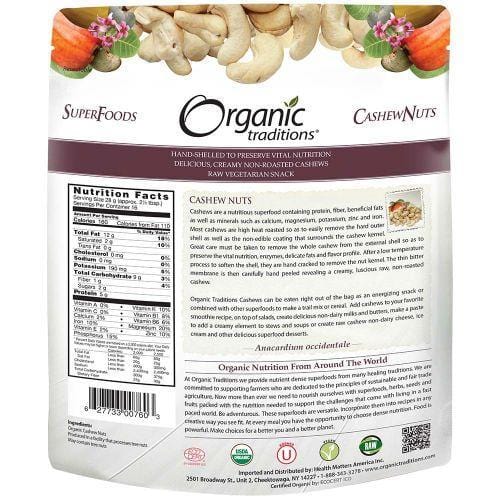 Organic Traditions Cashew Nuts 227 g Image 2