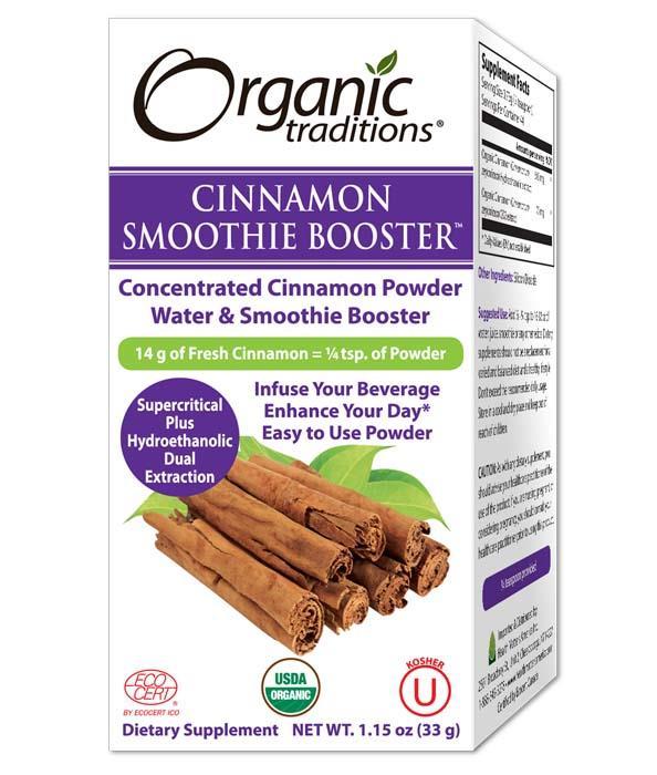 Organic Traditions Cinnamon Smoothie Booster 33 g Image 1