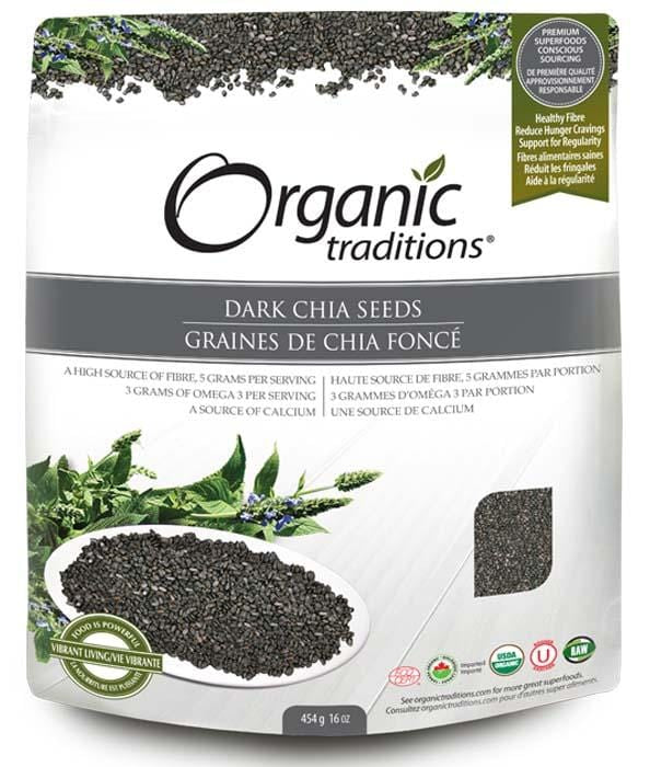 Organic Traditions Dark Chia Seeds Image 2
