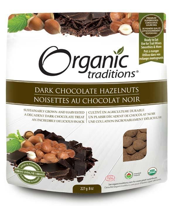 Organic Traditions Dark Chocolate Hazelnuts 227 g Image 2