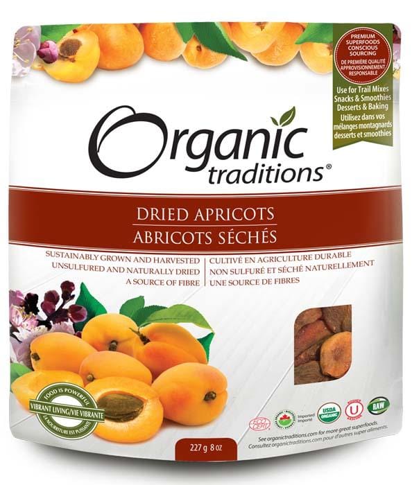 Organic Traditions Dried Apricots 227 g Image 1