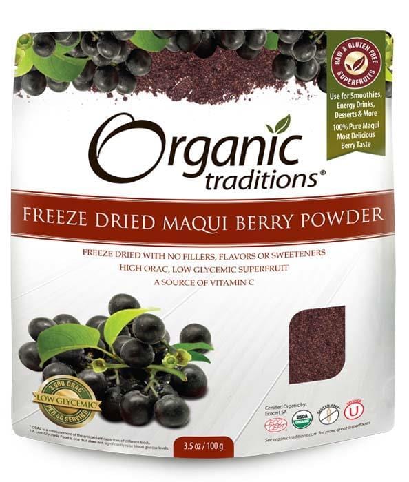Organic Traditions Freeze Dried Maqui Berry Powder 100 g Image 1