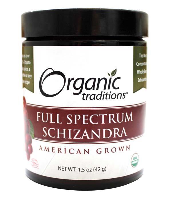 Organic Traditions Full Spectrum Schizandra 42 g Image 1