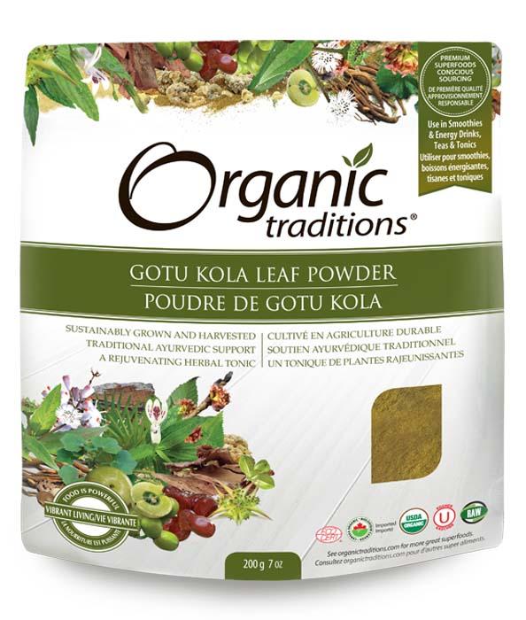 Organic Traditions Gotu Kola Leaf Powder 200 g Image 1