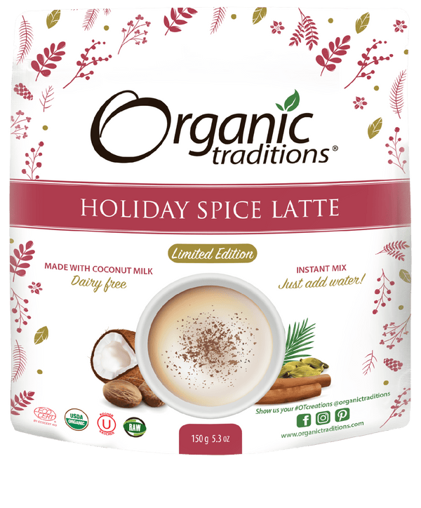 Organic Traditions Holiday Spice Latte 150 g Image 1