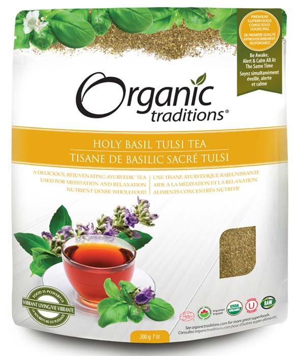 Organic Traditions Holy Basil Tulsi Tea 200 g Image 1