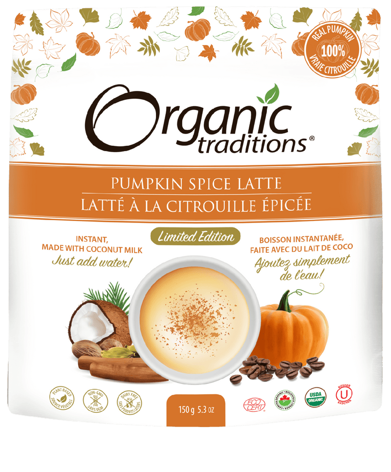 Organic Traditions Pumpkin Spice Latte 150 g Image 1