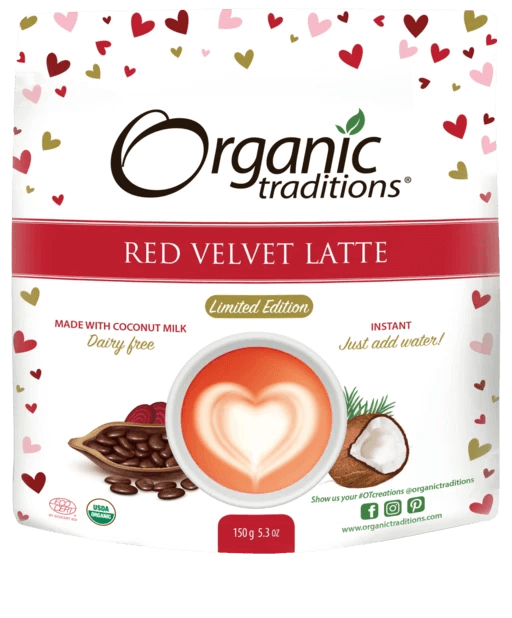 Organic Traditions Red Velvet Latte 150 g Image 2
