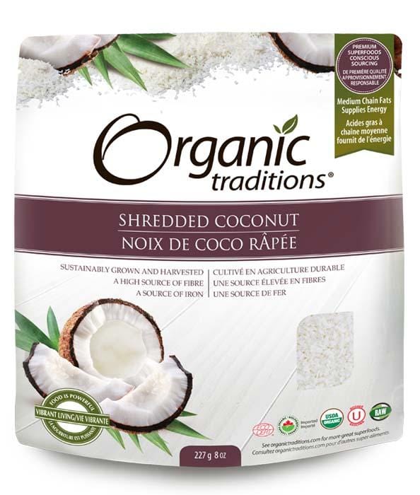 Organic Traditions Shredded Coconut 227 g Image 1
