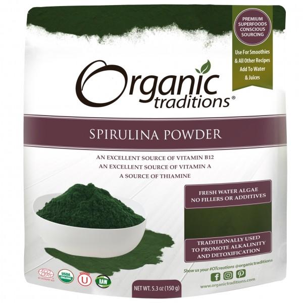 Organic Traditions Spirulina Powder 150 g Image 1