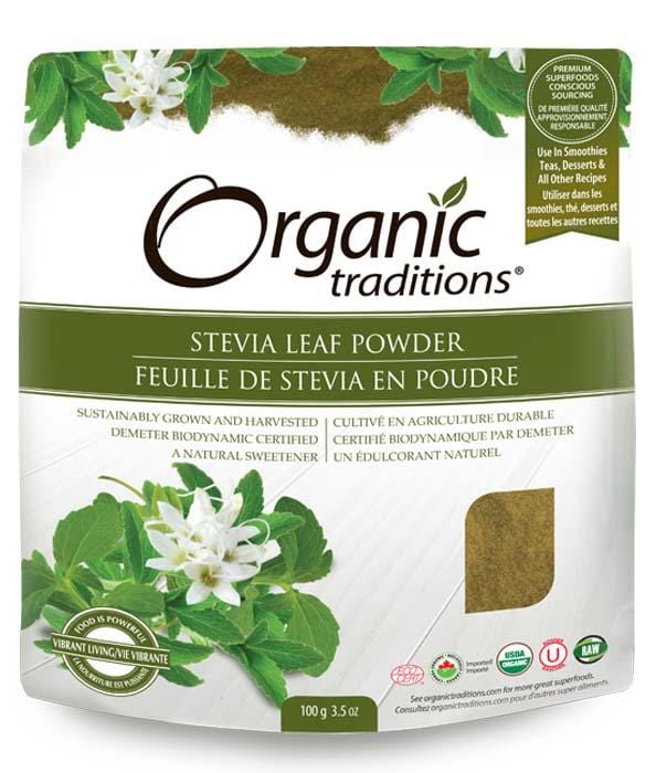 Organic Traditions Stevia Leaf Powder 100 g Image 1