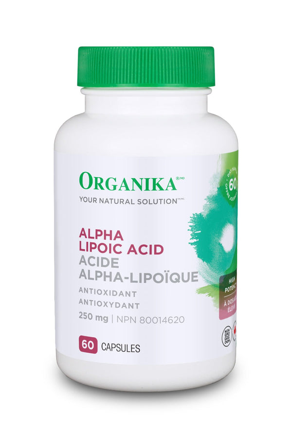 Organika Alpha Lipoic Acid 250 mg Capsules Image 1