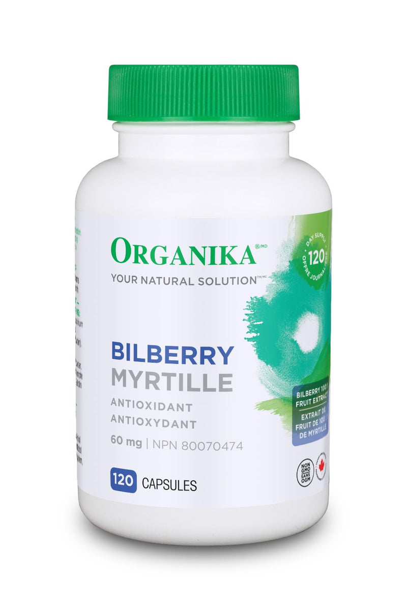 Organika Bilberry Extract 60 mg Capsules Image 2