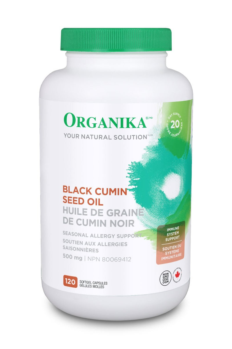 Organika Black Cumin Seed Oil 500 mg Softgels Image 2