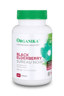 Organika Black Elderberry 450 mg 60 Capsules Image 1