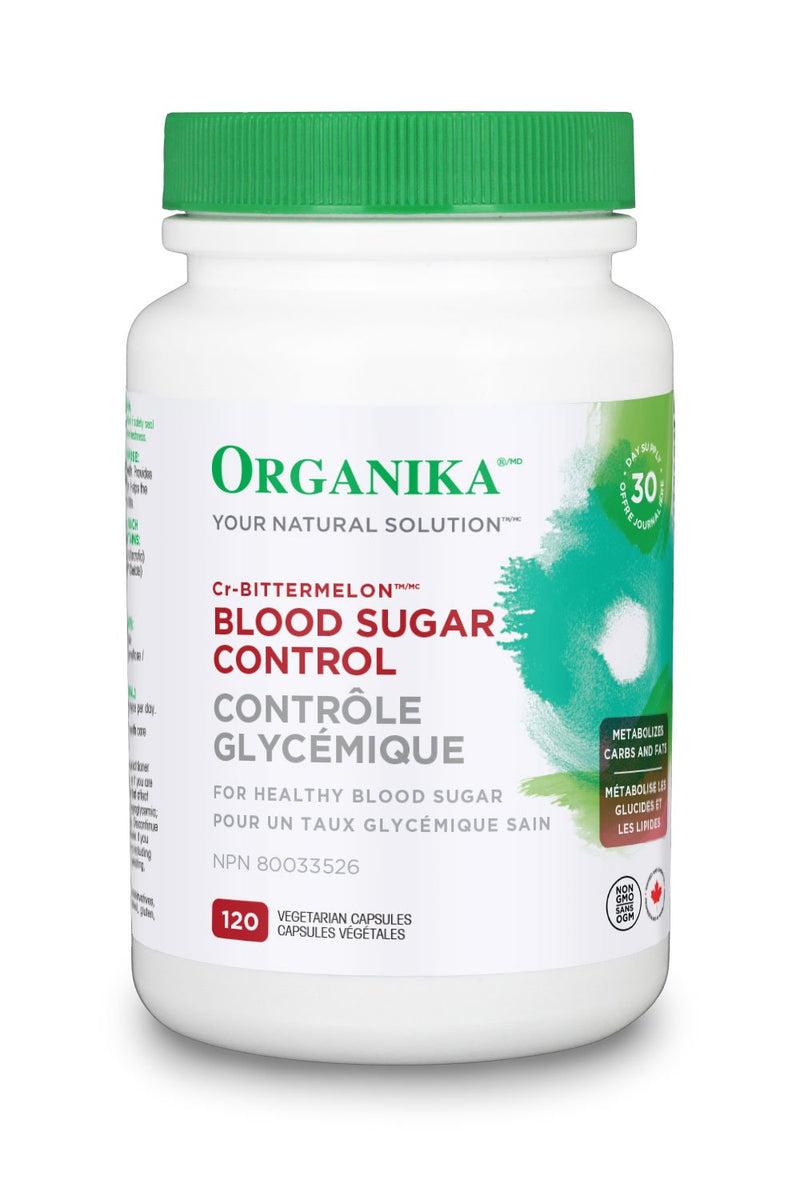 Organika Blood Sugar Control 120 VCaps Image 1