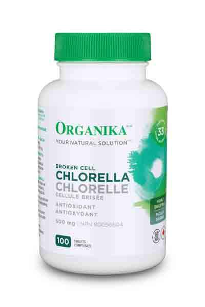 Organika Chlorella 500 mg Broken Cell Tablets Image 1