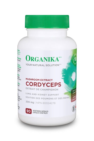 Organika Cordyceps Mushroom Extract 200 mg 90 VCaps Image 1