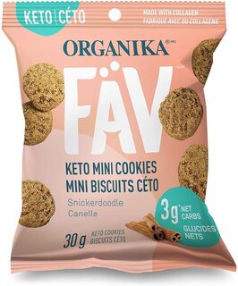 Organika FÄV Keto Mini Cookies 30 g - Snickerdoodle Image 1