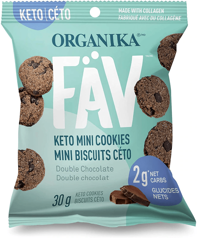 Organika FÄV Keto Mini Cookies - Double Chocolate 30 g PROMO Image 1