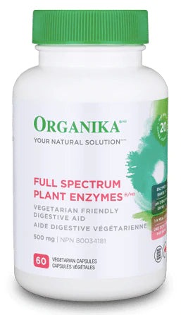 Organika Full Spectrum Plant Enzymes 500 mg VCaps Image 1