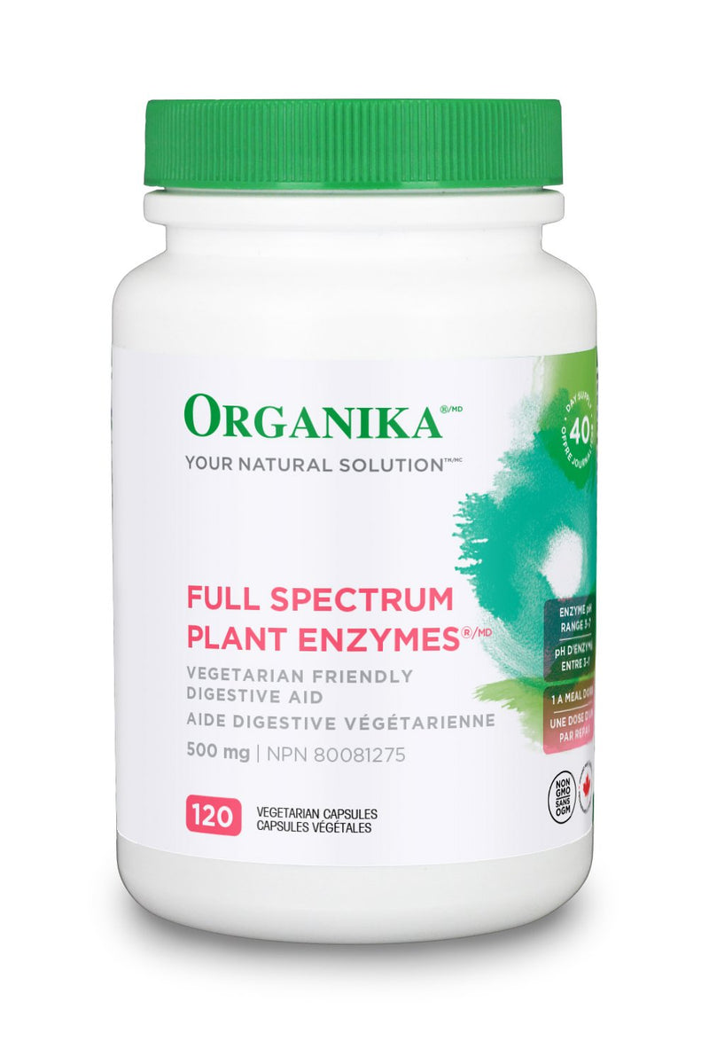Organika Full Spectrum Plant Enzymes 500 mg VCaps Image 2