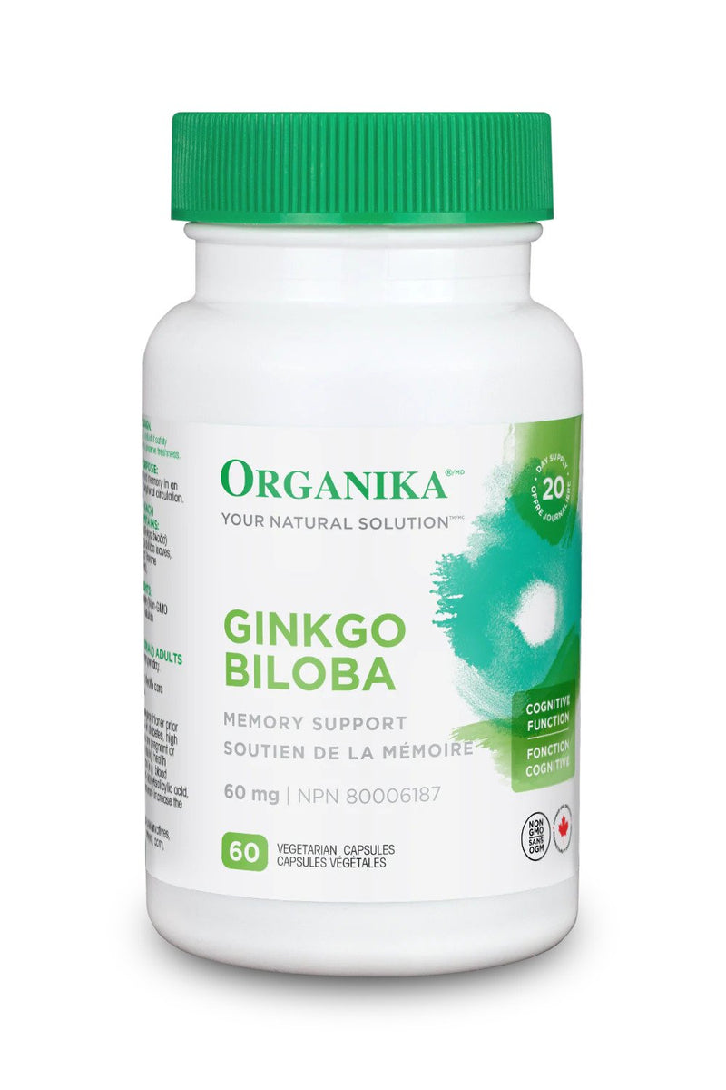 Organika Gingko Biloba Extract 60 mg VCaps Image 2
