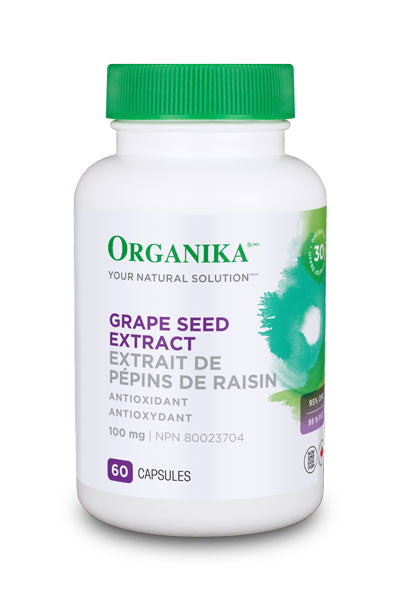 Organika Grape Seed Extract 100 mg 60 VCaps Image 1