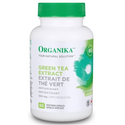 Organika Green Tea Extract 300 mg VCaps Image 1