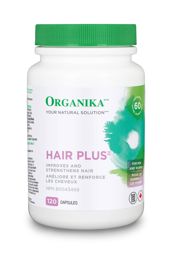 Organika Hair Plus 120 Capsules Image 1