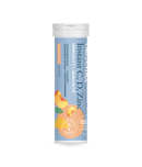 Organika Instant C, D, Zinc Immunity 10 Tablets - Peach (Tubes)