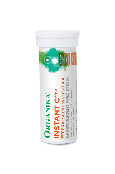 Organika Instant C Effervescent With Stevia 10 Tablets DISCO Image 1