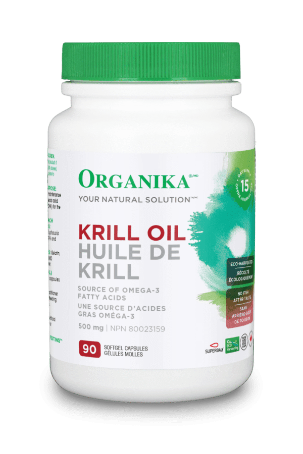 Organika Krill Oil 500 mg 90 Softgel Capsules Image 1